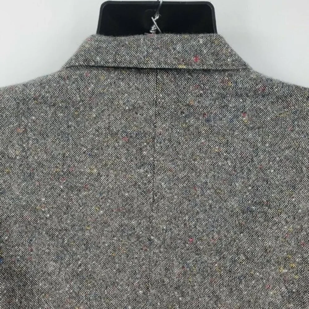 Barque New York Men's Speckled Tweed 3 Pocket Jacket Blazer Gray Size Medium‎ - Picture 4 of 8
